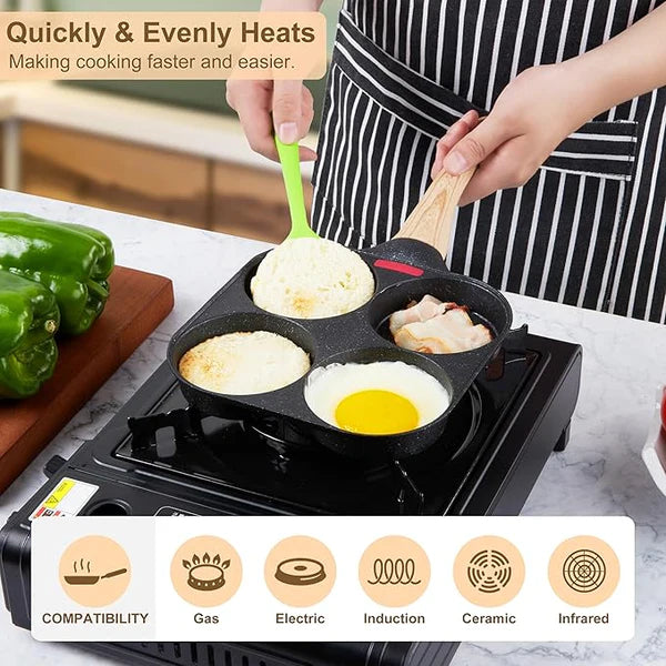 🍳 SARTÉN 4 EN 1 MULTIUSOS ANTIADHERENTE.